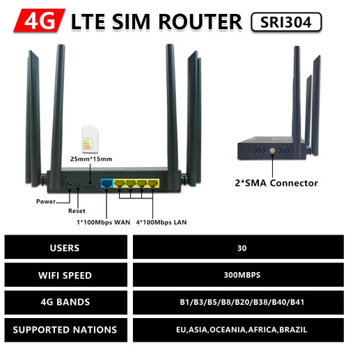 Lte router modem sma - lte,